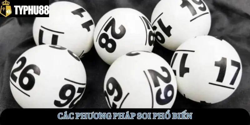 Các phương pháp soi phổ biến