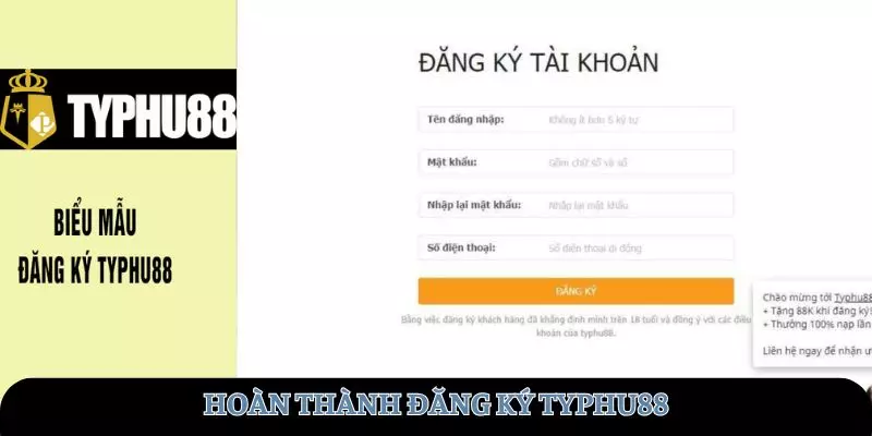 Nhấn và giữ nút hoàn thành để xác nhận đăng ký thành công
